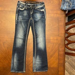 Pockets, belt loops, inseam and cuffs intact. Like new.